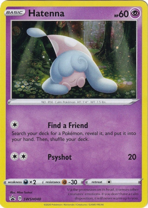 Image for Hatenna - SWSH040 (SWSH040) [SWSH: Sword & Shield Promo Cards]