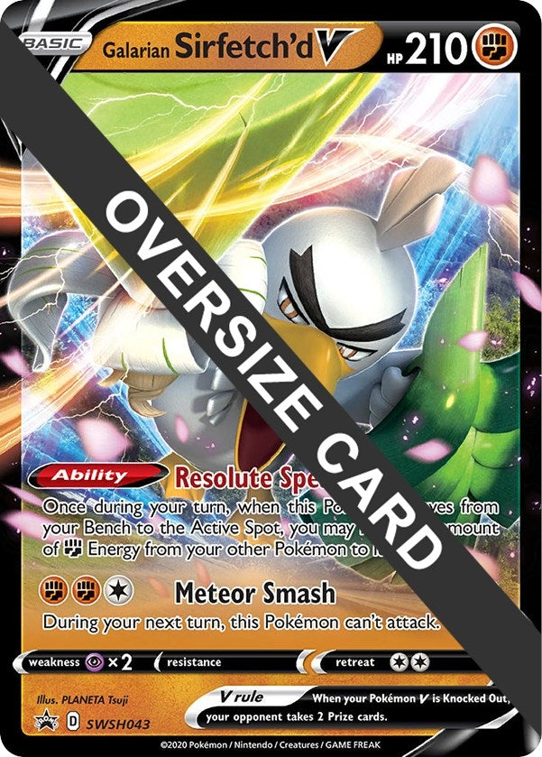 Image for Galarian Sirfetch'd V (SWSH043) [Jumbo Cards]