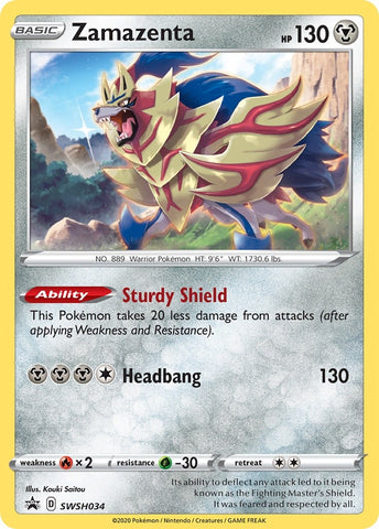 Image for Zamazenta - SWSH034 (SWSH034) [SWSH: Sword & Shield Promo Cards]