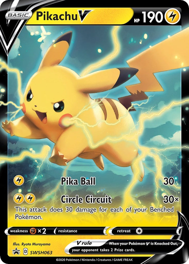 Image for Pikachu V - SWSH063 (SWSH063) [SWSH: Sword & Shield Promo Cards]