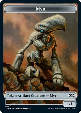 Image for Myr (024) // Thopter (026) Double-Sided Token (24 // 26) [Double Masters]