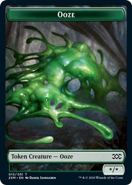 Image for Ooze // Tuktuk the Returned Double-Sided Token (15 // 28) [Double Masters]