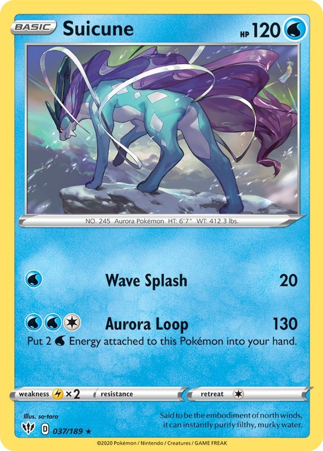 Image for Suicune (037/189) [Deck Exclusives]