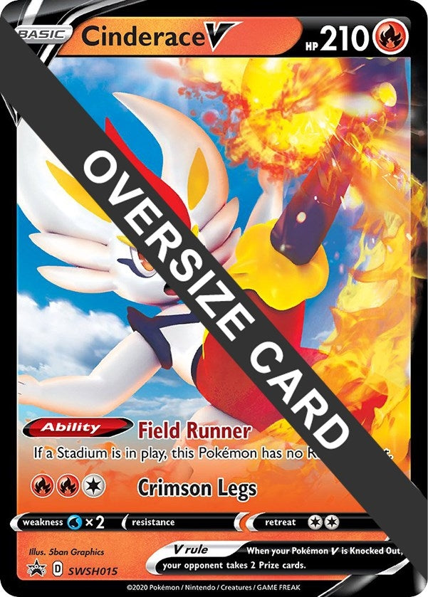 Image for Cinderace V (SWSH015) [Jumbo Cards]