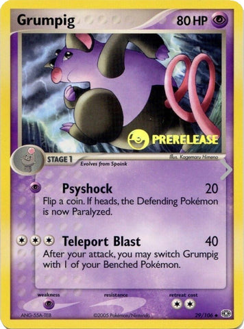 Image for Grumpig (29/106) [Nintendo Promos]