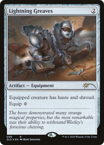Image for Lightning Greaves (099) (99) [Secret Lair Drop Series]