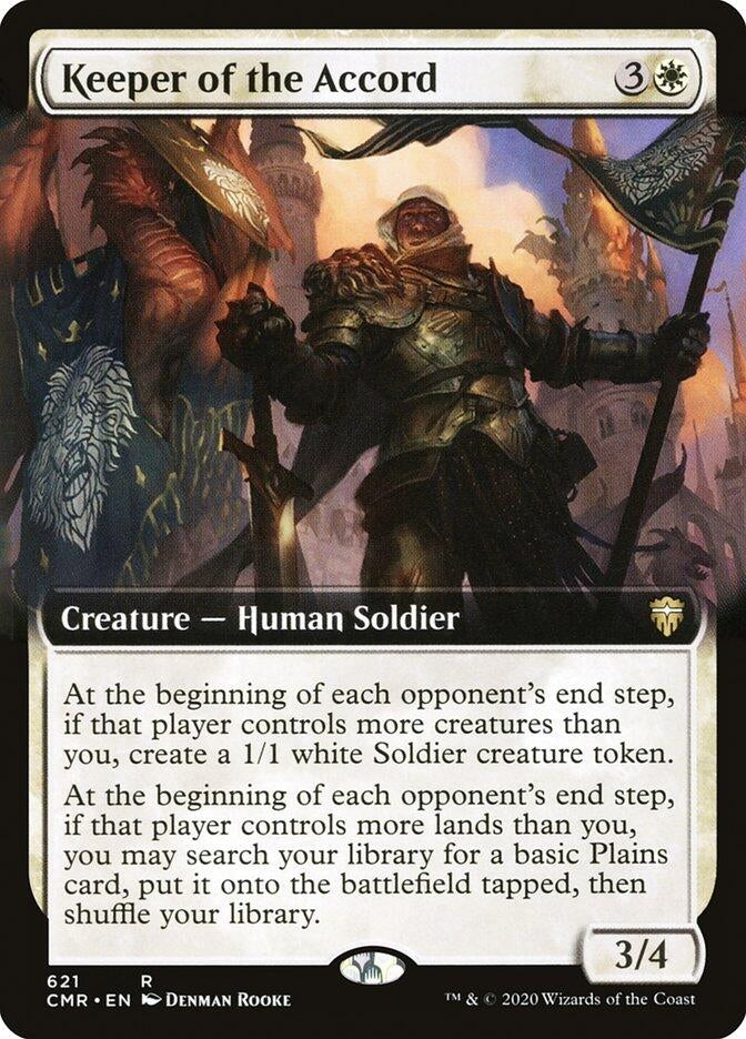 Image for Keeper of the Accord (Extended Art) (621) [Commander Legends]