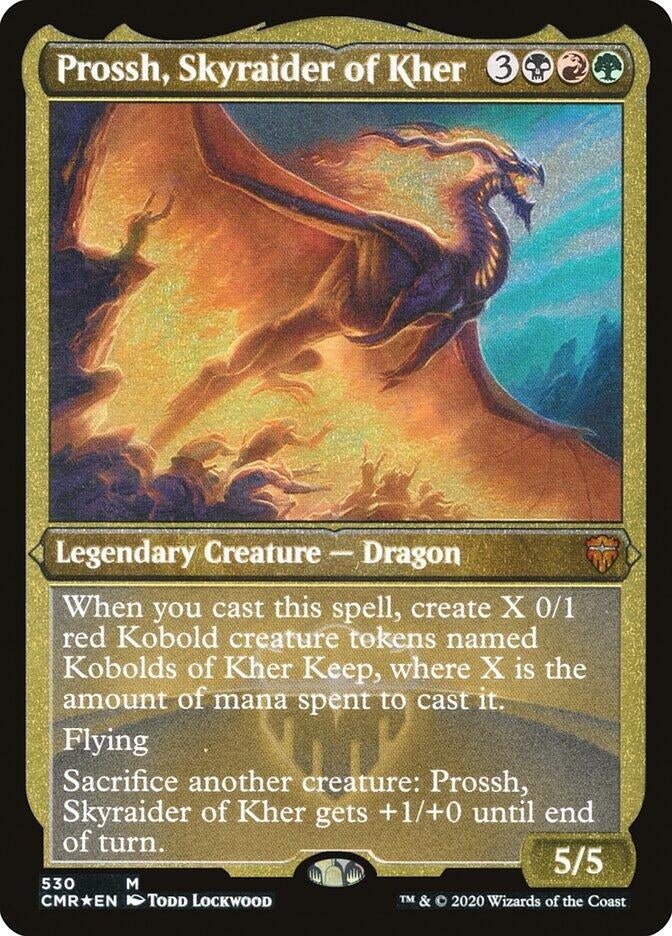 Image for Prossh, Skyraider of Kher (Foil Etched) (530) [Commander Legends]