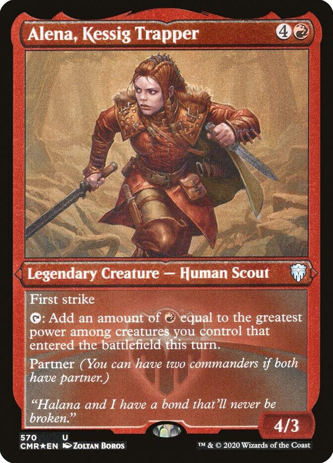Image for Alena, Kessig Trapper (Foil Etched) (570) [Commander Legends]