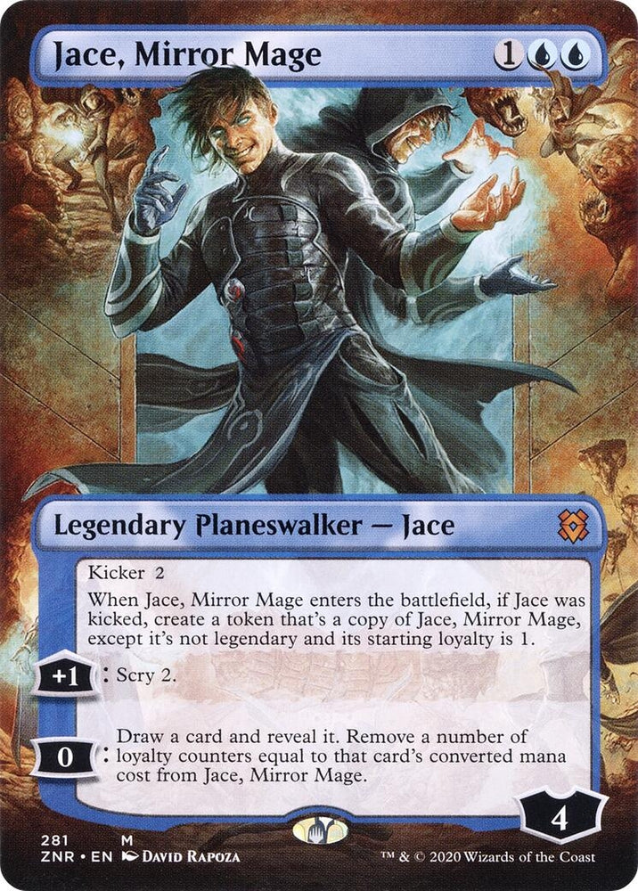 Image for Jace, Mirror Mage (Borderless) (281) [Zendikar Rising]