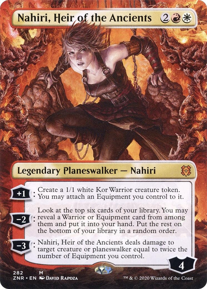 Image for Nahiri, Heir of the Ancients (Borderless) (282) [Zendikar Rising]