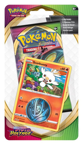 Image for Vivid Voltage Single Pack Blister [Scorbunny] [SWSH04: Vivid Voltage]