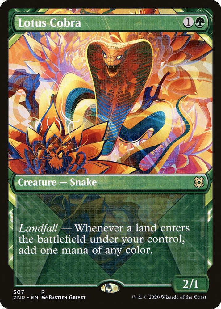 Image for Lotus Cobra (Showcase) (307) [Zendikar Rising]