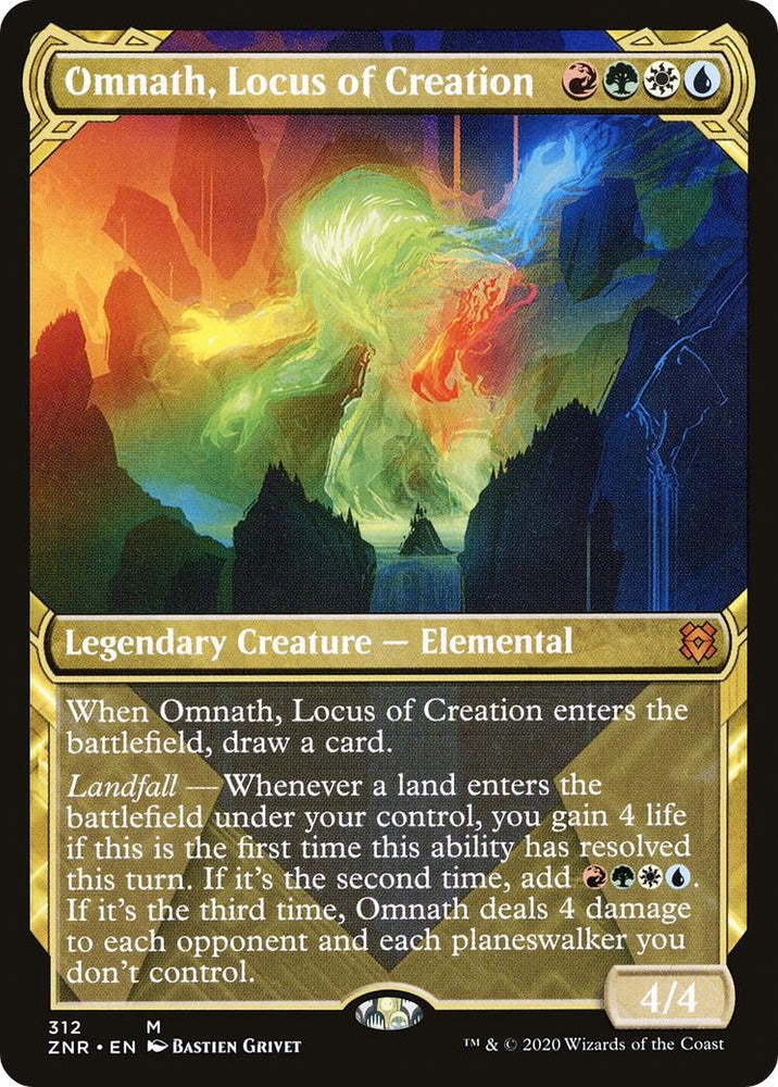 Image for Omnath, Locus of Creation (Showcase) (312) [Zendikar Rising]