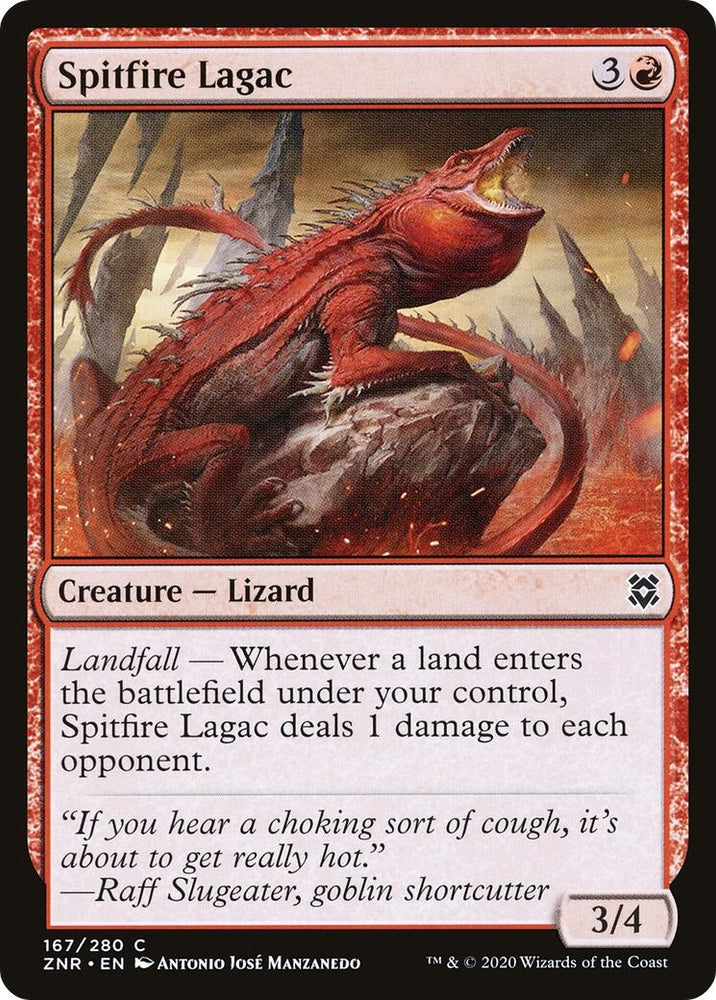Image for Spitfire Lagac (167) [Zendikar Rising]