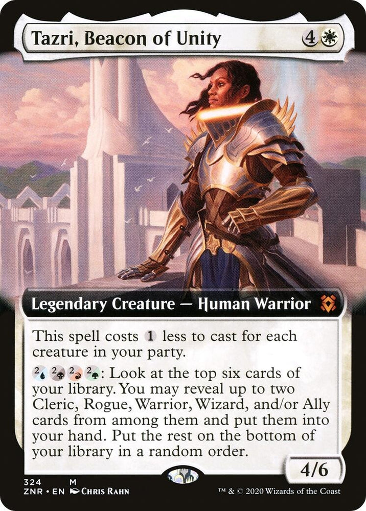 Image for Tazri, Beacon of Unity (Extended Art) (324) [Zendikar Rising]