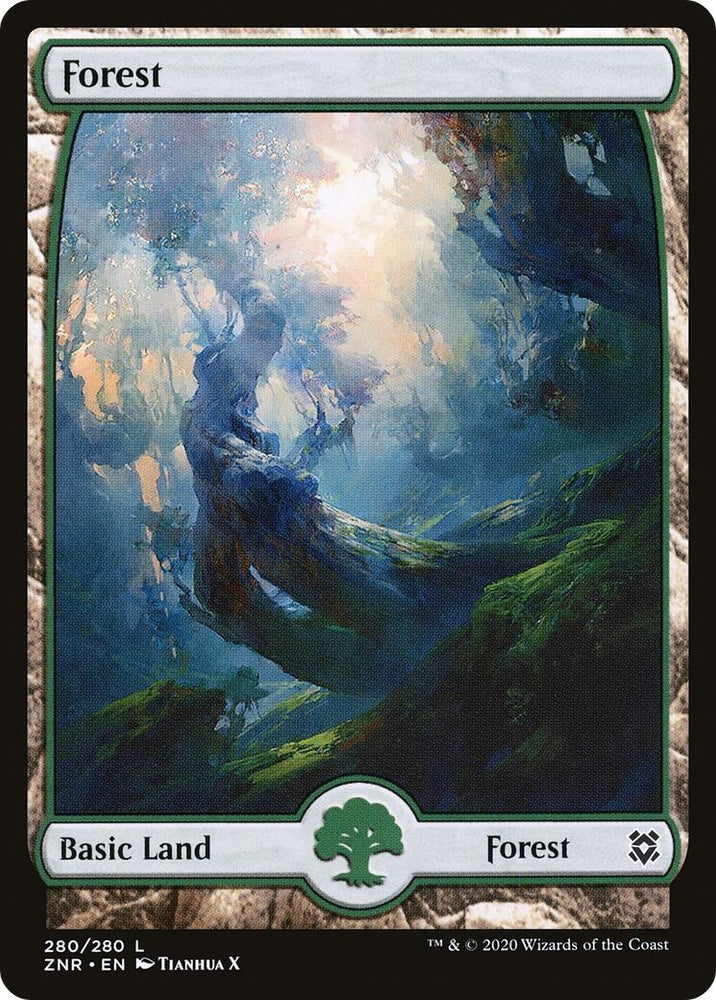 Image for Forest (280) - Full Art (280) [Zendikar Rising]