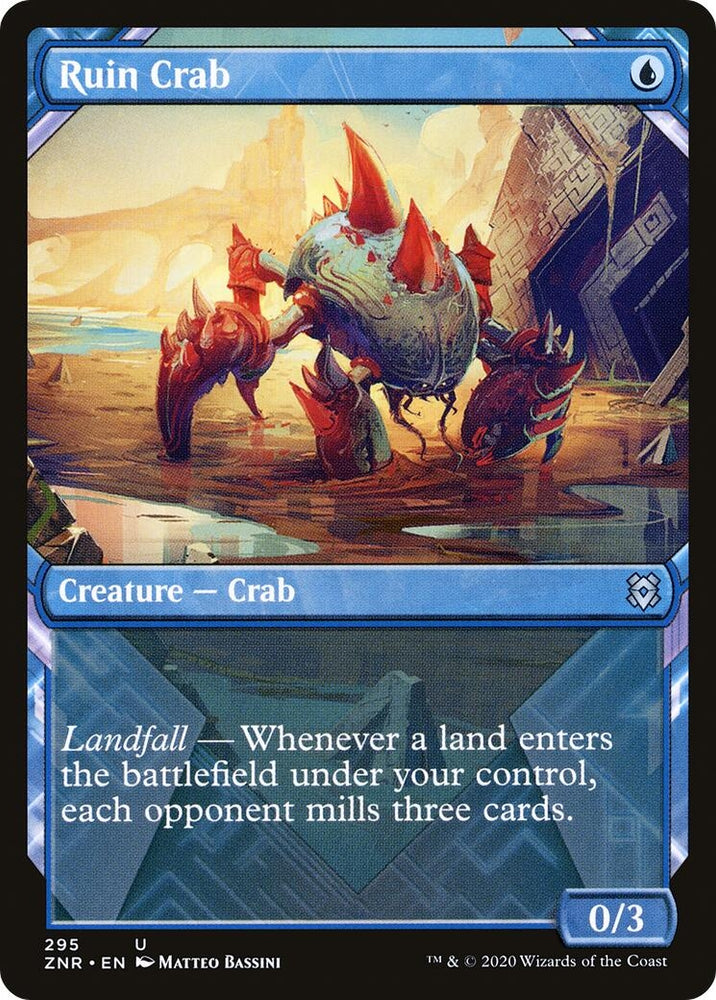 Image for Ruin Crab (Showcase) (295) [Zendikar Rising]
