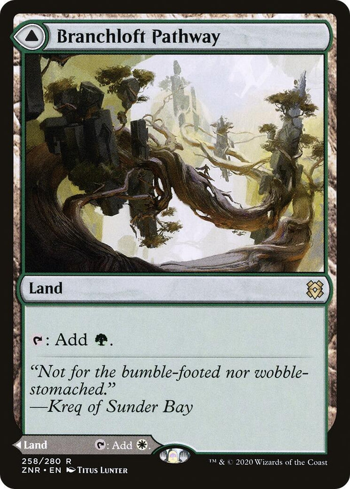 Image for Branchloft Pathway (258) [Zendikar Rising]