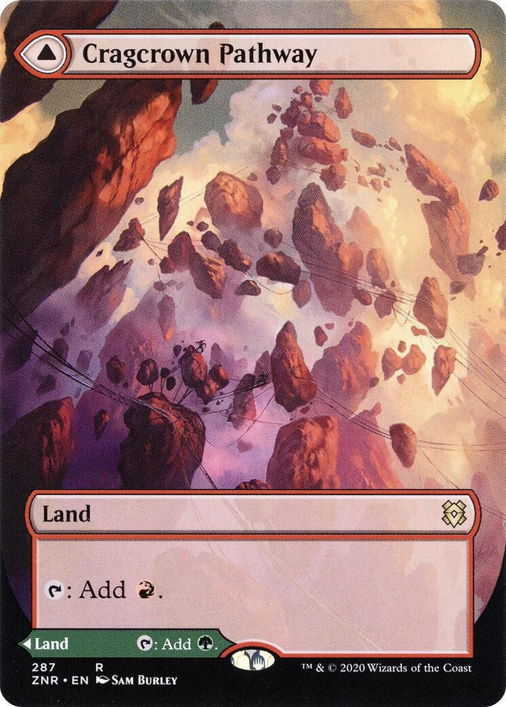 Image for Cragcrown Pathway (Borderless) (287) [Zendikar Rising]