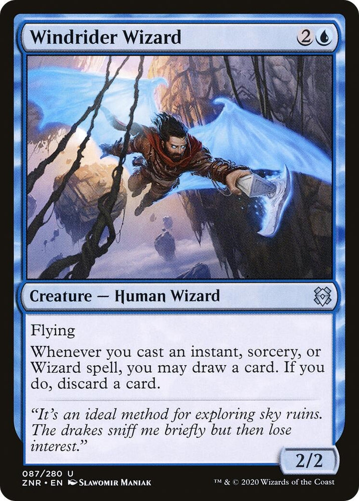 Image for Windrider Wizard (87) [Zendikar Rising]