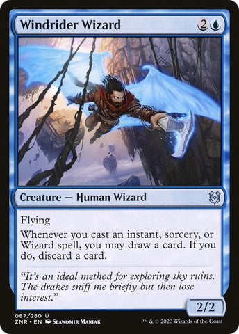 Image for Windrider Wizard (87) [Zendikar Rising]