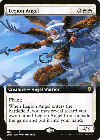 Image for Legion Angel (Extended Art) (318) [Zendikar Rising]
