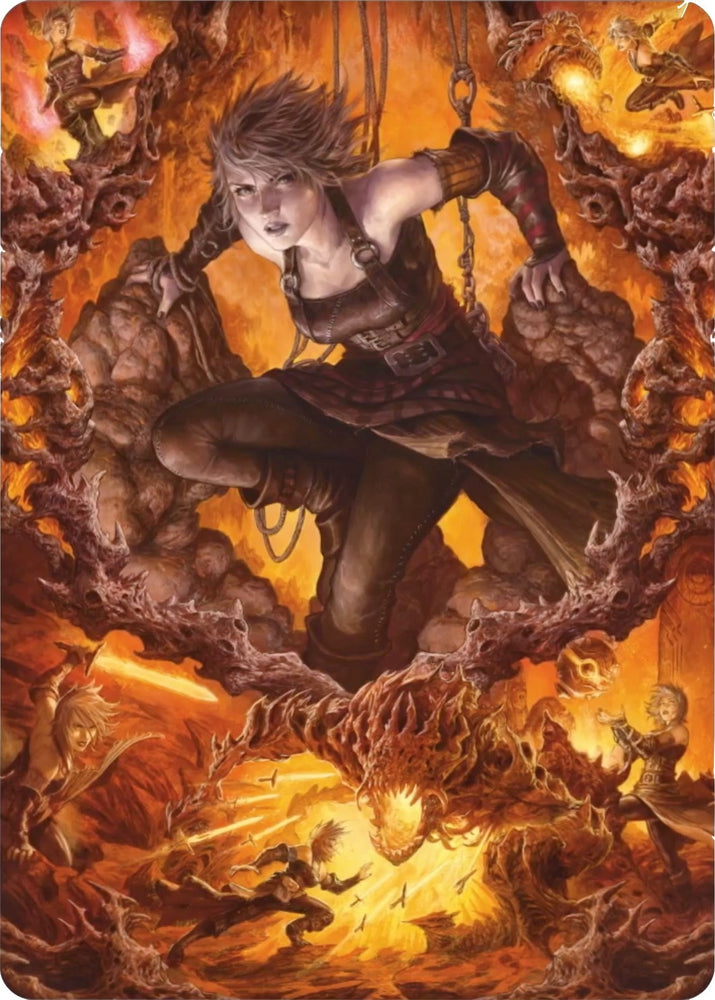 Image for Nahiri, Heir of the Ancients Art Card (4/81) (4) [Art Series: Zendikar Rising]