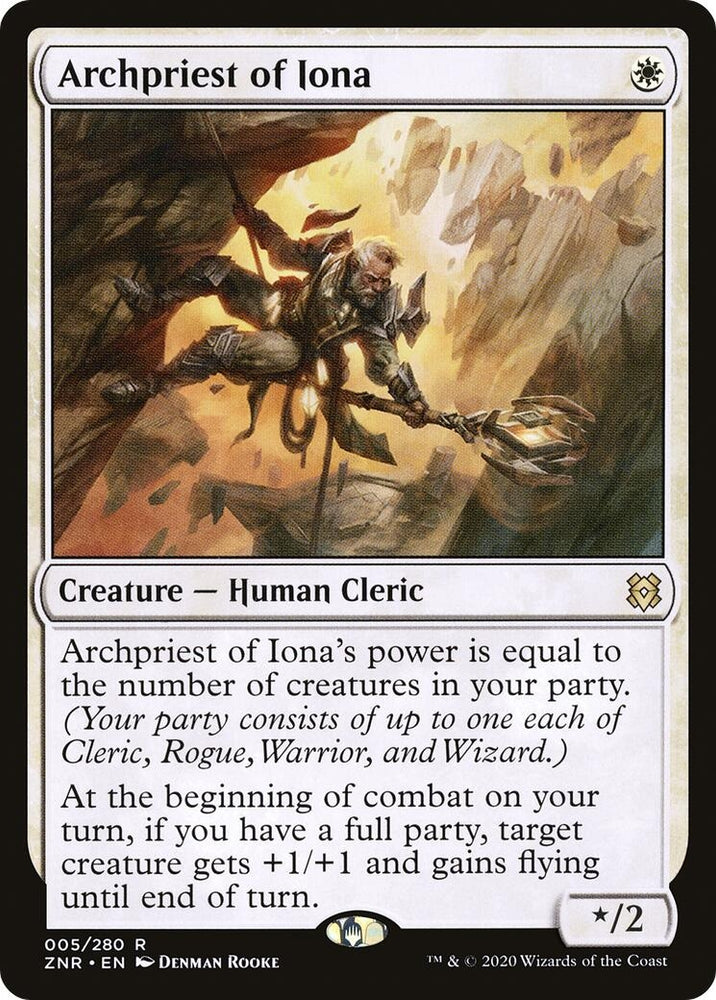 Image for Archpriest of Iona (5) [Zendikar Rising]