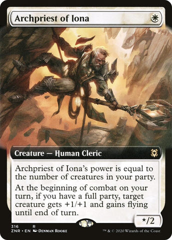 Image for Archpriest of Iona (Extended Art) (316) [Zendikar Rising]
