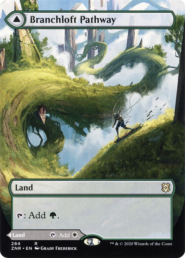 Image for Branchloft Pathway (Borderless) (284) [Zendikar Rising]
