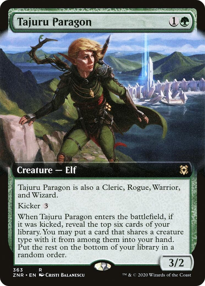 Image for Tajuru Paragon (Extended Art) (363) [Zendikar Rising]