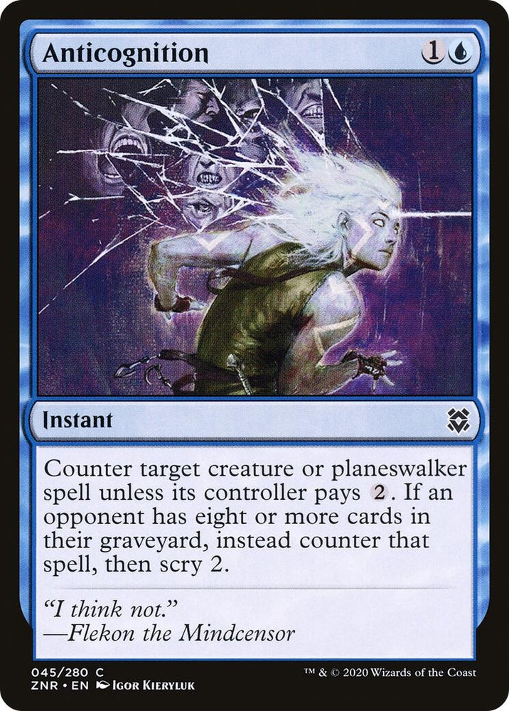 Image for Anticognition (45) [Zendikar Rising]