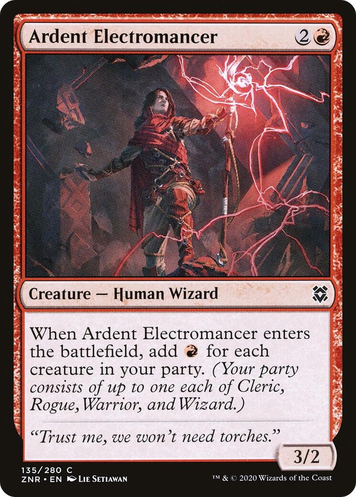 Image for Ardent Electromancer (135) [Zendikar Rising]