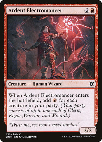 Image for Ardent Electromancer (135) [Zendikar Rising]