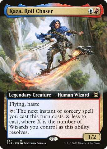 Image for Kaza, Roil Chaser (Extended Art) (367) [Zendikar Rising]