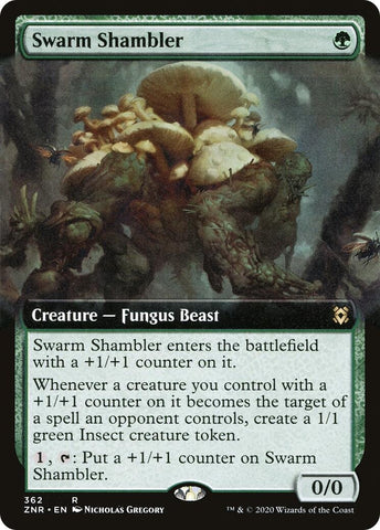 Image for Swarm Shambler (Extended Art) (362) [Zendikar Rising]