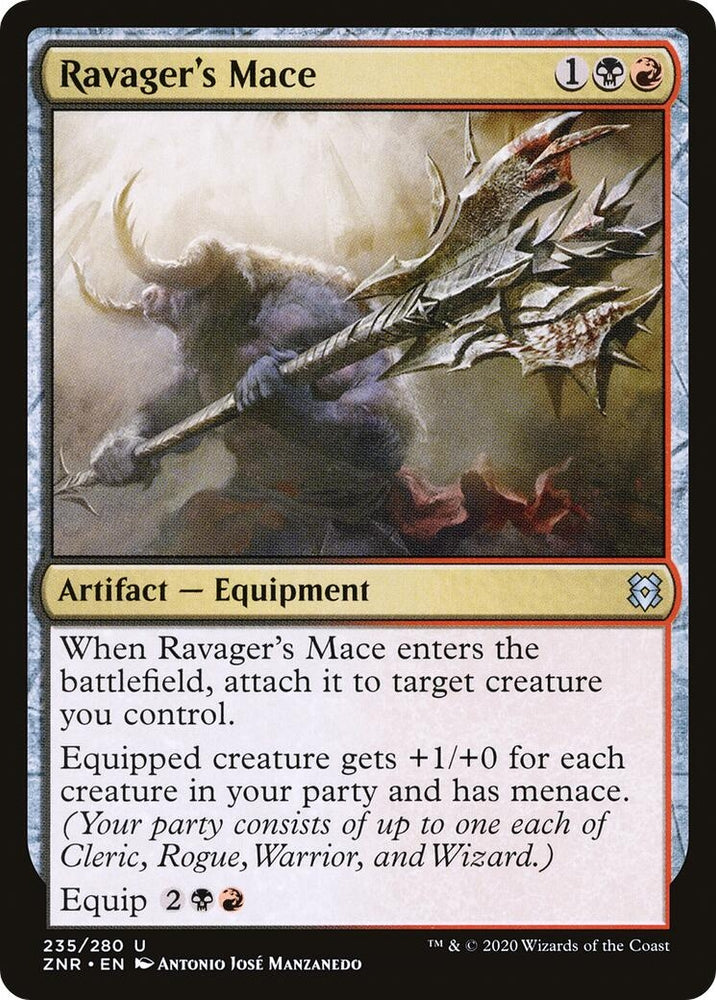 Image for Ravager's Mace (235) [Zendikar Rising]