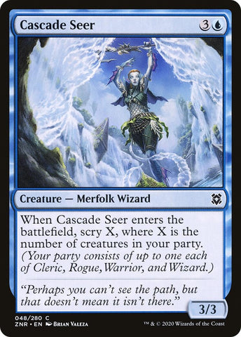 Image for Cascade Seer (48) [Zendikar Rising]