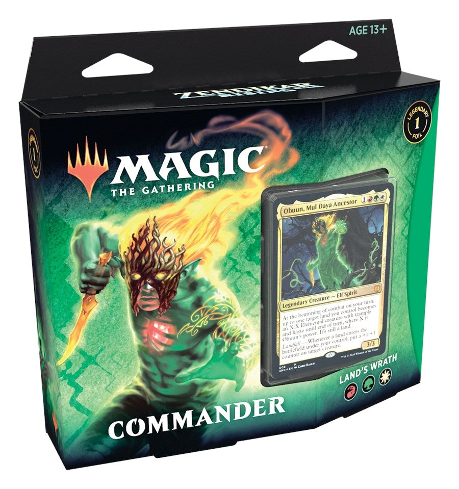 Image for Zendikar Rising - Land's Wrath Commander Deck [Commander: Zendikar Rising]