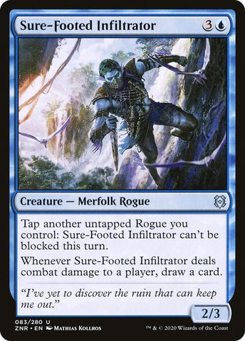 Image for Sure-Footed Infiltrator (83) [Zendikar Rising]