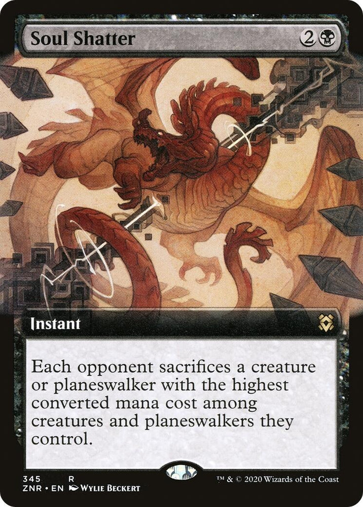 Image for Soul Shatter (Extended Art) (345) [Zendikar Rising]