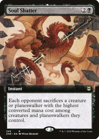 Image for Soul Shatter (Extended Art) (345) [Zendikar Rising]