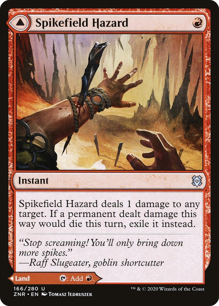 Image for Spikefield Hazard (166) [Zendikar Rising]