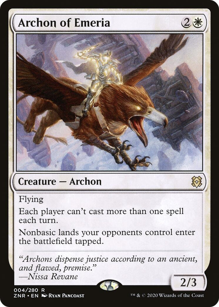 Image for Archon of Emeria (4) [Zendikar Rising]