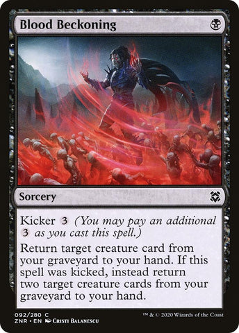 Image for Blood Beckoning (92) [Zendikar Rising]
