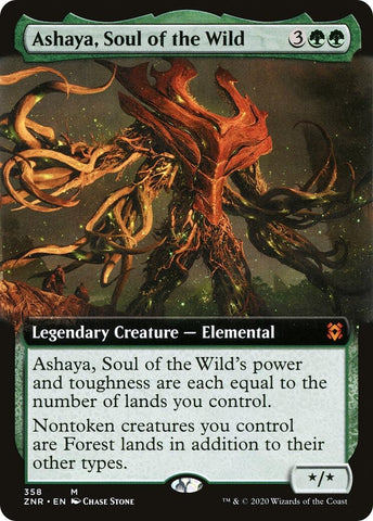 Image for Ashaya, Soul of the Wild (Extended Art) (358) [Zendikar Rising]