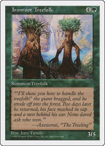 Image for Ironroot Treefolk [Fifth Edition]