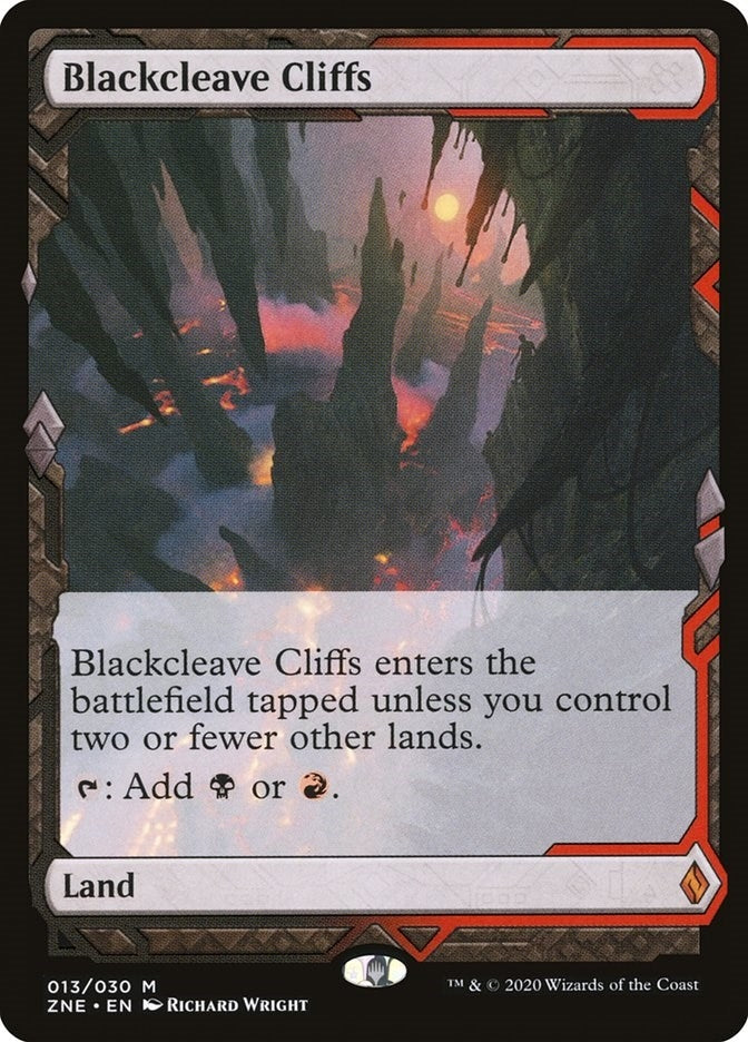 Image for Blackcleave Cliffs (13) [Zendikar Rising Expeditions]