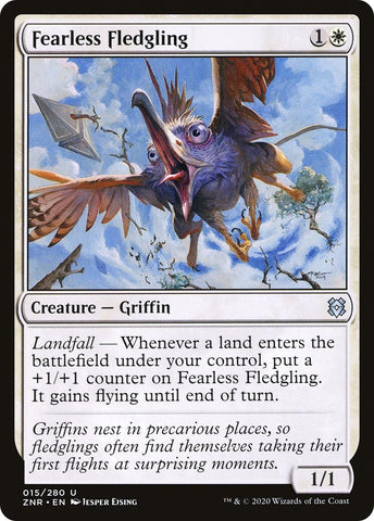 Image for Fearless Fledgling (15) [Zendikar Rising]